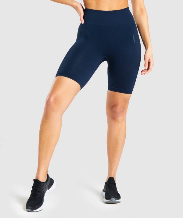 Damske Šortky Gymshark Flex Cycling Námornícka Modrá | TZ9623708